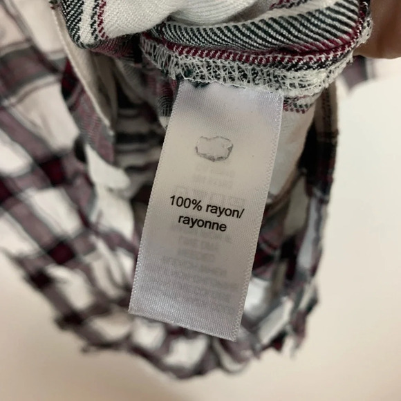 Maurices Duster Relaxed Fit button  front Academia Plaid Women’s Medium fall - Picture 11 of 13